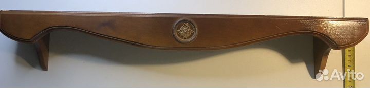 Полка для икон деревянная прямая, 1-ярусная