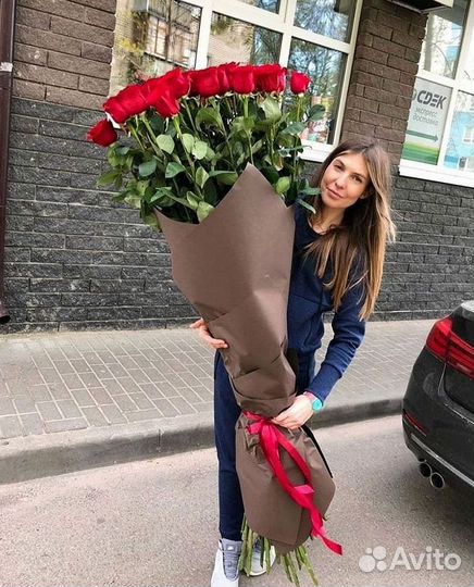 Высокие розы Гигантские розы Доставка цветов