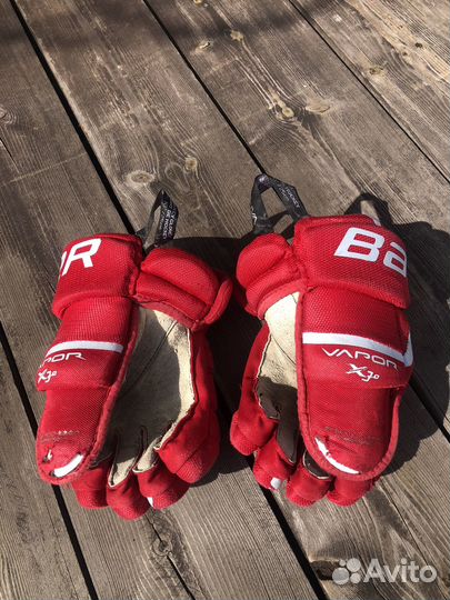 Краги хоккейные детские, bauer