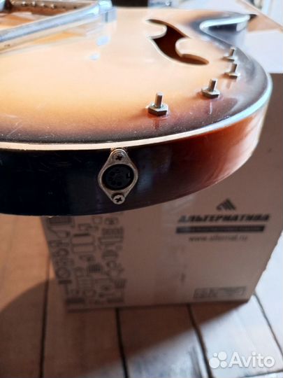 Электроакустическая гитара фабрика им.Луначарского