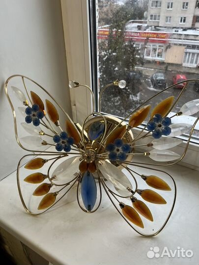 Люстра бабочка бронь