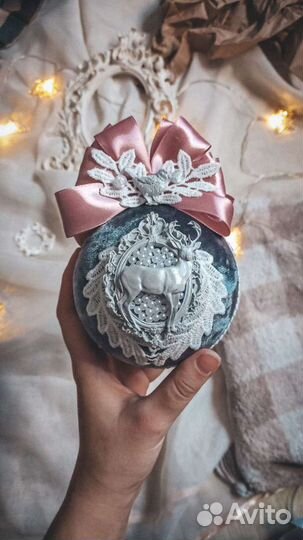 Ёлочные игрушки ручной работы