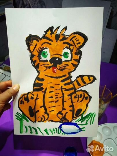 Уроки рисования для детей от 3х лет.1й урок-скидка