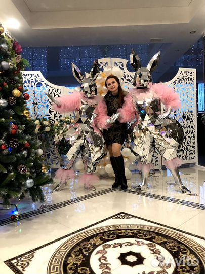 Зеркальные зайки, Аниматор,ростовая кукла,ведущий