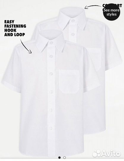 Рубашка длиный и короткий рукав размер 140-146