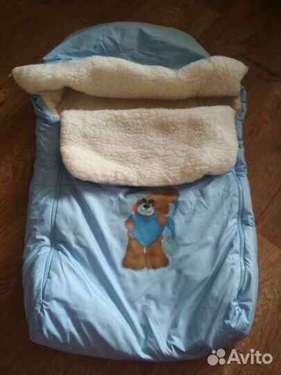 Конверт на выписку зимний для мальчика