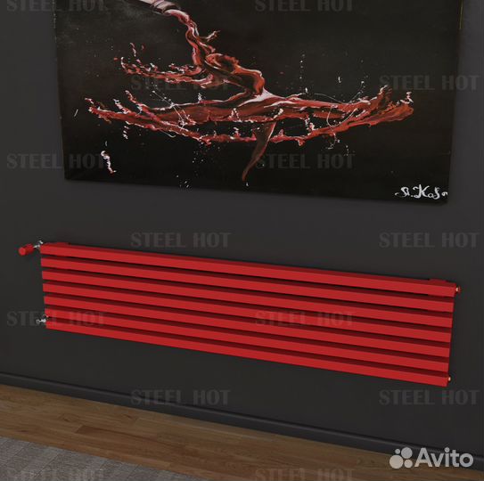 Дизайнерский радиатор отопления Steel