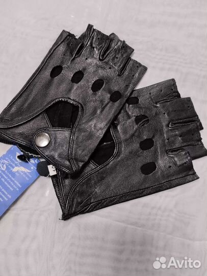 Перчатки кожаные