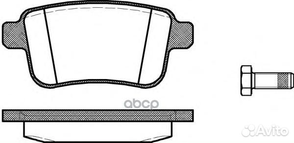 1352 00 7701209869 колодки дисковые з Renaul