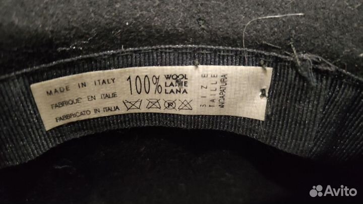 Шляпы фетровые женские черные