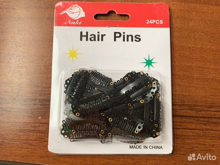 Клипсы для волос на заколках