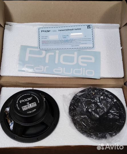 Колонки автомобильные Pride ruby air размер 16,5