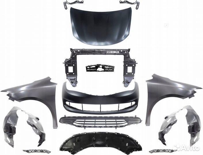 Кузовные запчасти Hyundai (Хендай)