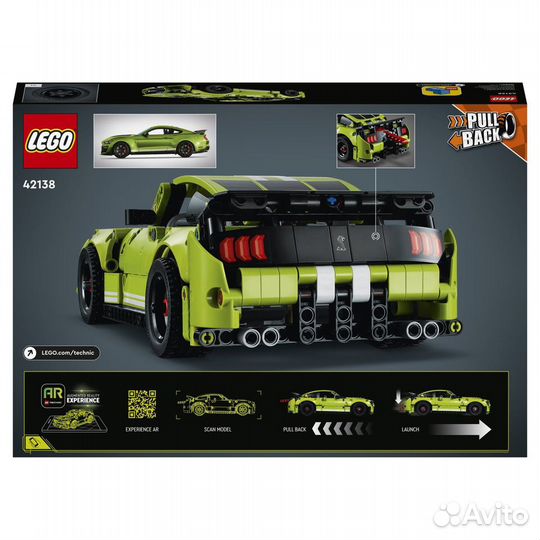 Lego Technic Лего 42138 Ford Mustang Shelby GT500