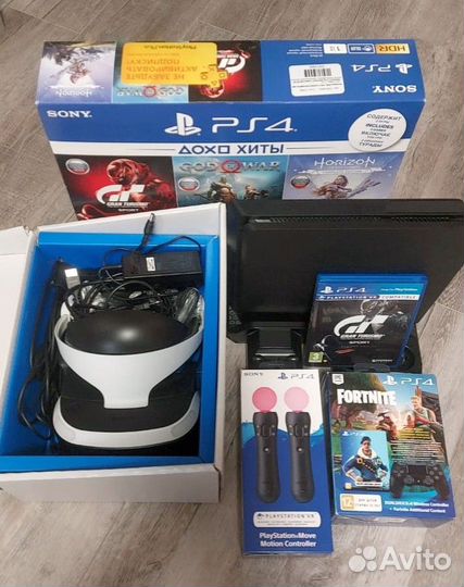 Sony PlayStation 4 Slim (1Tb) + полный фарш