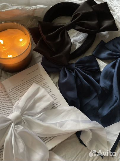 Банты для волос ручная работа