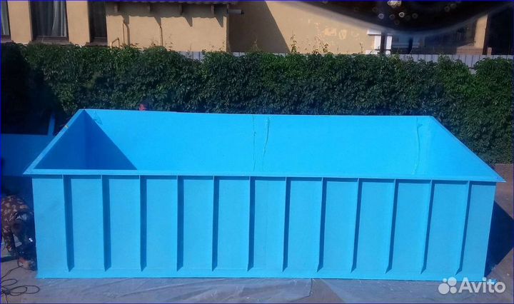 Бассейн с монтажем