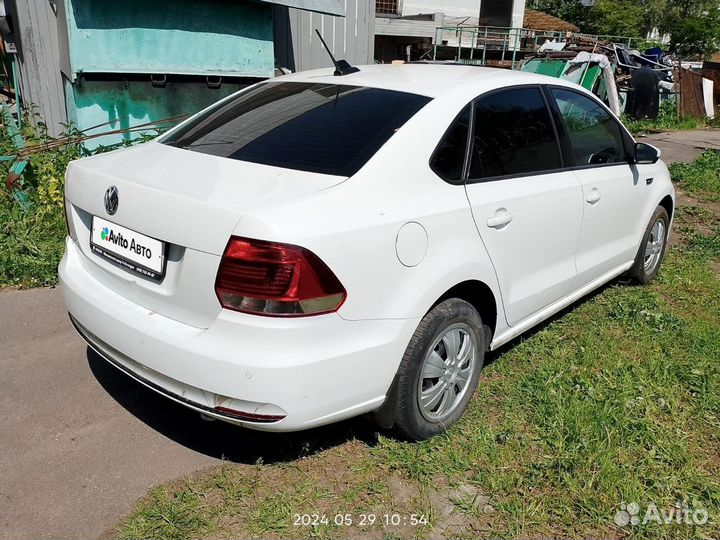 Volkswagen Polo 1.6 AT, 2018, 214 000 км