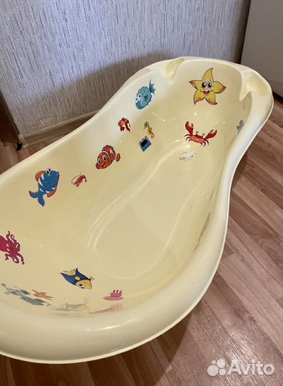 Ванночка для купания с термометром