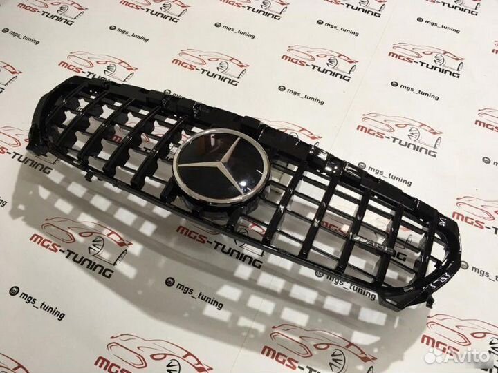 Решетка на Mercedes CLA AMG w117 GT Дистроник