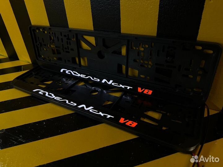 Номерная led рамка с вашим дизайном