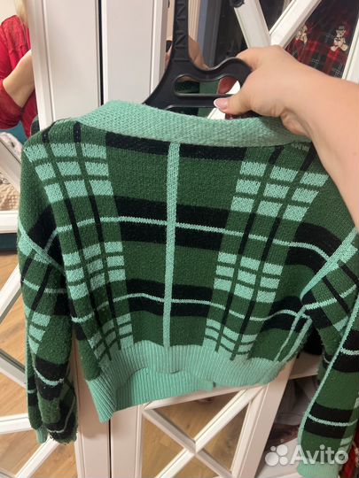 Укороченный джемпер оверсайз 42-44