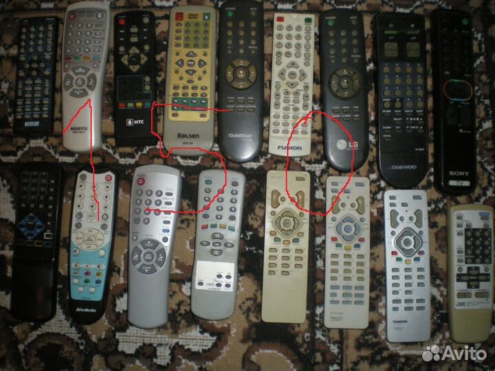 Пульты тв и не только от