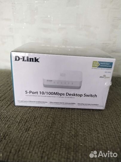 Коммутатор dlink des-1005c