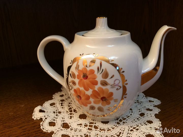 Чайник Фарфор Винтаж СССР