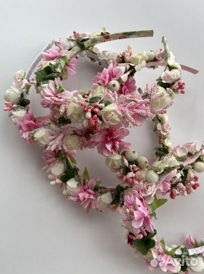 Венок на голову из цветов