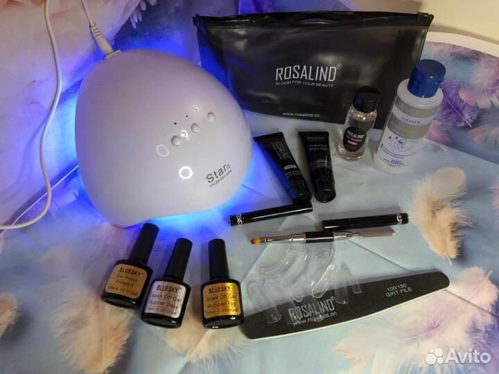 Набор для наращивания ногтей с полигелем