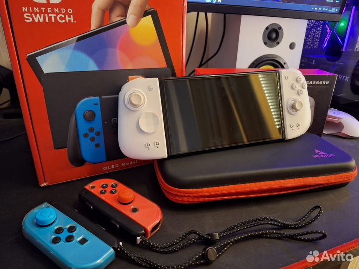 Nintendo Switch Oled прошитая 64 гб + 256 гб