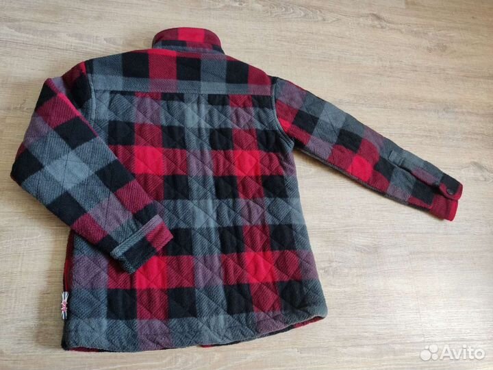 Утепленная рубашка для мальчика