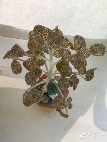 Деревья из бисера