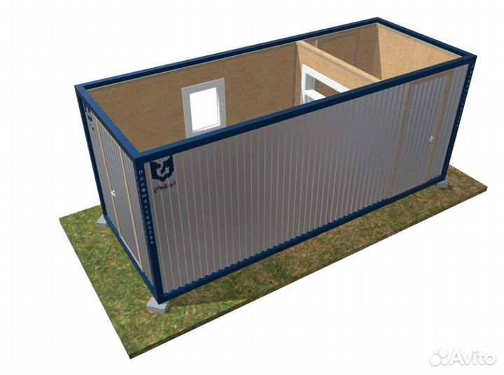 Бытовка под пост охраны с проходной