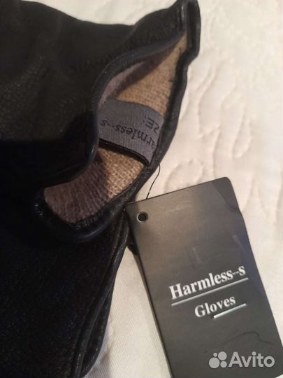 Перчатки кожаные(8разм.),новые