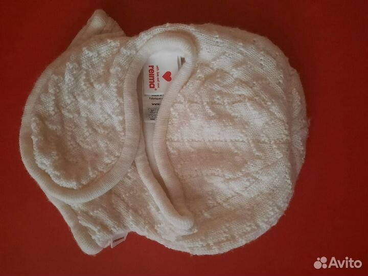 Шапка шлем для девочки зимняя Reima