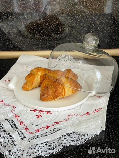 Хлебница с крышкой - стекло