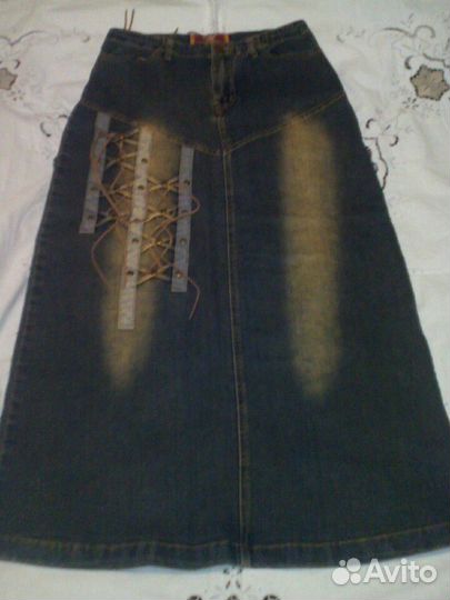 Джинсовая юбка Rarely