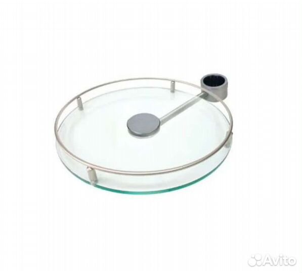 Полка боковая стеклянная с рейтингом на барную сто