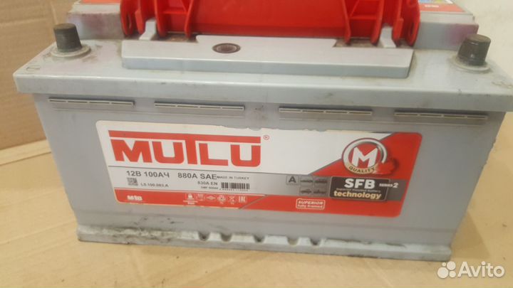 Аккумулятор б/у Mutlu 100Ач 880А