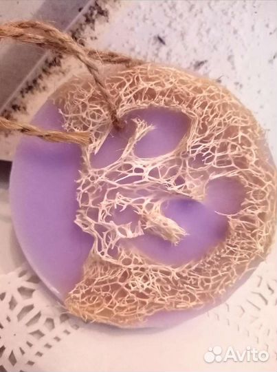 Мыло ручной работы массажное