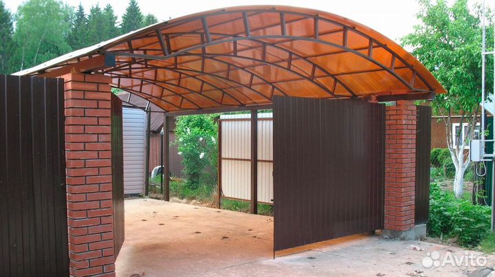 Металлические навесы