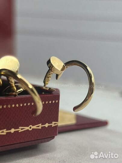 Серьги Cartier Juste Un Clou желтое золото 750