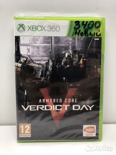 Диск Armored core Verdict day Новый на Xbox 360