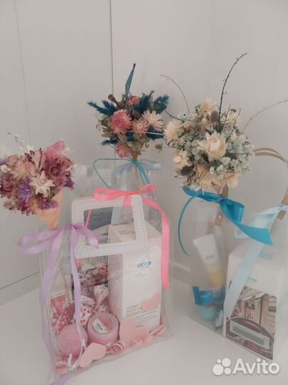 Подарочные наборы с сухоцветами