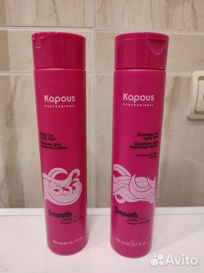 Шампунь и бальзам Kapous Smooth and Curly