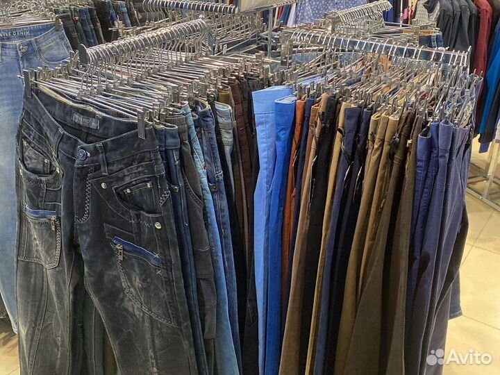 Турецкие Мужские Джинсы и Брюки в ассортименте