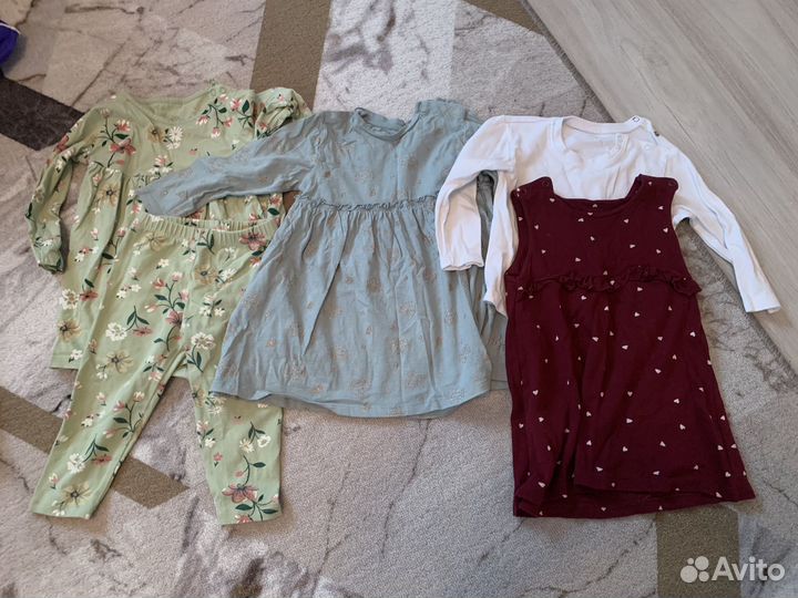 Одежда для девочки пакетом 80 86