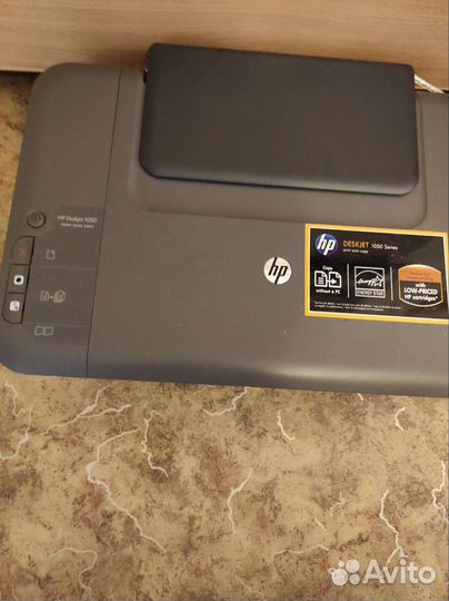 Мфу струйный hp, цветной, б/у, 3 в одном